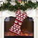 thumbnail image 1 of Calcetín de Navidad yeacher 1 Uds 18'' grande de hueso Rojo y Blanco, 1 of 8