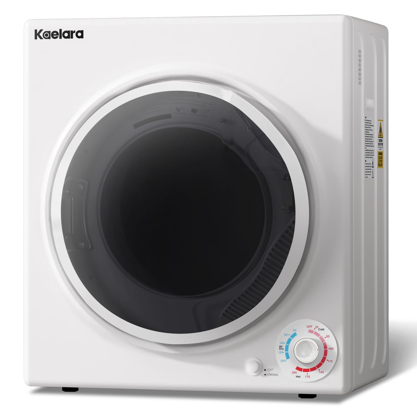 Secadora portátil Kaelara 3.5 pies cúbicos 1500W 110V blanca