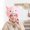 Pink, variant on Alpaca Plush Animal Hat Cute Decorative Lovely Warm Soft Headpiece Headgear Hood Blue