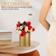 thumbnail image 4 of WEUVEB Florero Metálico Dorado Estilo Rústico Para Arreglo Floral Y Del Hogar, 4 of 7