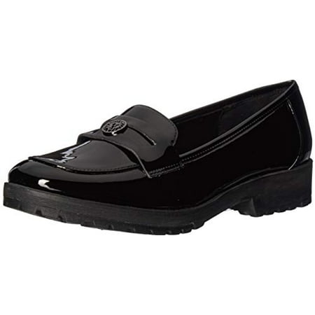 Anne Klein Women's Benson Loafer Penny, Black, 6