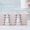 Ginger Ray Mint & Rose Gold Paper Cups x 8 - Hello World