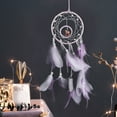 thumbnail image 2 of Decoración colgante, hermoso atrapasueños de plumas, regalo de cumpleaños, adorno colgante, características de vanguardia, 2 of 8