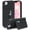 Black, variant on For Apple IPhone 17e / 16e Wallet Case Ultra-Slim Profile Vintage Leather Texture, Wallet For Women Men Card Holder Magnetic Clasp Kickstand Folio Case,Black,For iPhone 17e / 16e