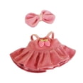thumbnail image 3 of Traje de vestir para muñeca,Muñecas de 17 cm,pantalones con tirantes,ropa de moda,juguetes,Muñecas para niñas Trajes de vestir Ropa para muñecas,Muñecas bebé Accesorios para Ropa y moño, 3 of 8