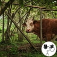 thumbnail image 3 of 2 piezas de aisladores para cercas eléctricas, postes de madera atornillados, cercas de esquina, anillos para postes de madera, accesorios para herramientas de enchufe para cría de animales., 3 of 8
