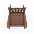 thumbnail image 6 of Better Homes & Gardens by POLYWOOD Southlake Outdoor Rocking Chair, All-Weather HDPE, Patio Seat, Teak, 6 of 11