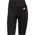 thumbnail image 6 of Adidas Women's Standard Designed 2 Move High-Rise Short Sport Tights, Black/Rose Tone, Small, 6 of 6