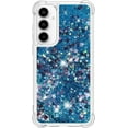 thumbnail image 2 of Compatible with Samsung Galaxy A35 5G Liquid Case Glitter Cute Phone Case Shiny Floating Quicksand Shockproof Protective Soft TPU Girly Women Case for Samsung Galaxy A35 5G Love Blue YB, 2 of 14