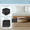 thumbnail image 3 of Elevadores de Cama de 3 Pulgadas Resistentes, Elevadores de Muebles de Apertura de 4,8X4,8 Pulgadas, Paquete de 4, Elevadores de Cama para Sofá, de Cama, Mesas, 3 of 5