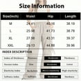thumbnail image 3 of Parachute Cargo Pants Women Baggy Quick Dry Wide Leg Hiking Pants Pull-on High Waist Hip Hop Pant with Multi Pockets Khaki 2XL, 3 of 5
