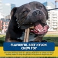 thumbnail image 4 of Bullibone Beef XL Dog Chew Toys For Aggressive Chewers - Tough Dog Bones for Large Dogs, Easy to Grip Bottom, and Permeated with Flavor - 2 Pack, 4 of 6