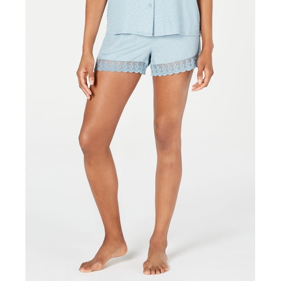 Charter Club Womens Lace-trim Pajama Shorts Size XL