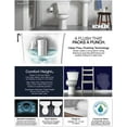 thumbnail image 5 of Kohler K-3713-RA-0 1.28GPF Highline Classic Comfort 2 Piece Elongated Chair Height Toilet with Right-Hand Trip Lever & 10 in. Rough-In - White, 5 of 5