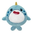 thumbnail image 2 of Plush Gear CB Gumballs Courtney 11” Narwhal Plush Stuffed Animal Toy, Cuddly Ocean Sea Creature Gift for Kids, 2 of 2