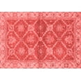 thumbnail image 1 of Ahgly Company Machine Washable Indoor Rectangle Abstract Red Modern Area Rugs, 2' x 4', 1 of 4