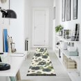 thumbnail image 4 of Yayeee Runner Rug for Bedroom 2'x6' Machine Washable Hallway Non Slip Mat, Navy Flower, 4 of 8
