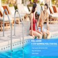 thumbnail image 4 of BeesClover Heavy Duty Stainless Steel Pool Steps, Non-Slip Swimming Pool Ladder for Deep End, Easy Assembly, 380lbs Load Capacity - Perfect for Indoor/Outdoor Pools, 4 of 6