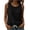 02-Black, variant on Women's Crew Neck Linen Cotton Tank Top Sleeveless Loose Fit Basic Casual Summer Shirt