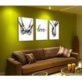 thumbnail image 2 of Set de 3 Cuadros Decorativos Ideas Creativas Manos Love 40 cm x 60 cm, 2 of 2