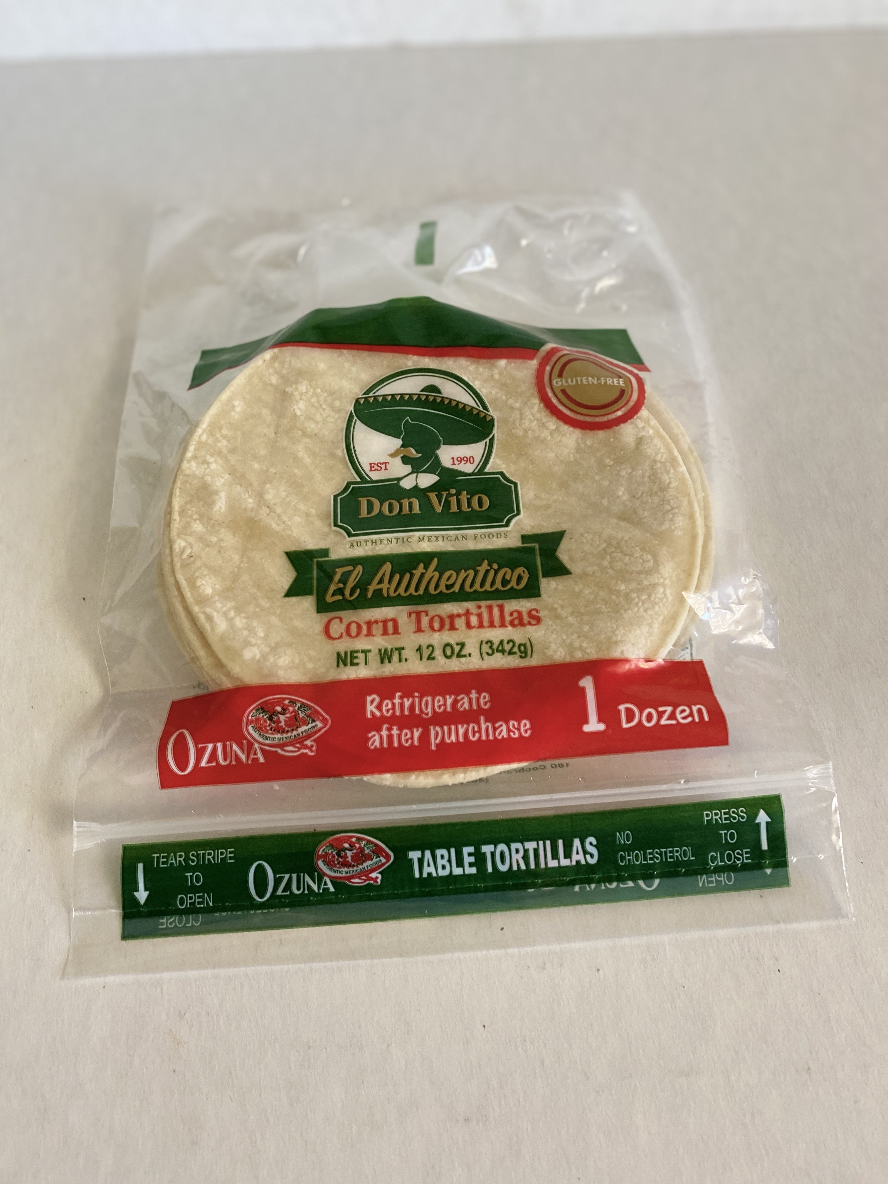 6" Corn Tortilla (For Tacos and Enchiladas)