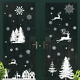 thumbnail image 6 of Kezqiaxn Christmas Windows Clings for Glass Windows, 8Pcs Snow Reindeer Window Clings, Christmas Stickers Statics Christmas Glitter Window Stickers Winter Christmas Decals for Decoration White, 6 of 7