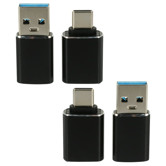 BRIGHTFUFU Adaptador USB-C 4 PCS al adaptador OTG USB 3.0 a USB Type-C Converter Supply