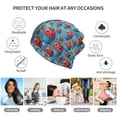 thumbnail image 5 of Hirioo Cute Strawberry Flower Pot for Multifunction Beanie Hat for Men and Women Unisex for Winter Sports, Outdoor Activities, and Daily Wear, 5 of 8