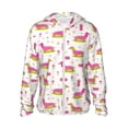 thumbnail image 2 of Uemuo Dachshund Dog Puppy Pattern Women's Full Zip UPF 50+ Sun Protection Hoodie Jacket Long Sleeve Sun Shirt Hiking Outdoor Performance with Pockets-, 2 of 9
