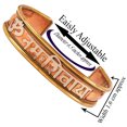 thumbnail image 6 of Sunsoul by Touchstone Indian Holy Om Namah Shiva Mantra Peace Healing Chakra Yoga Meditation Art Jewelry Copper Bracelet For Women And Men., 6 of 11