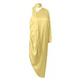thumbnail image 4 of Vestido de apertura de tenedor sólido sin tirantes de manga larga casual sexy de moda para mujer Fridja  hjkh967, 4 of 5