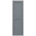 thumbnail image 6 of Ekena Millwork 18"W x 51"H True Fit PVC Two Equal Flat Panel Shutters, Ocean Swell (Per Pair - Hardware Not Included), 6 of 10