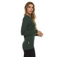 thumbnail image 3 of Midweight Women's Wool Crew Top - 100% Merino Wool, 3 of 11