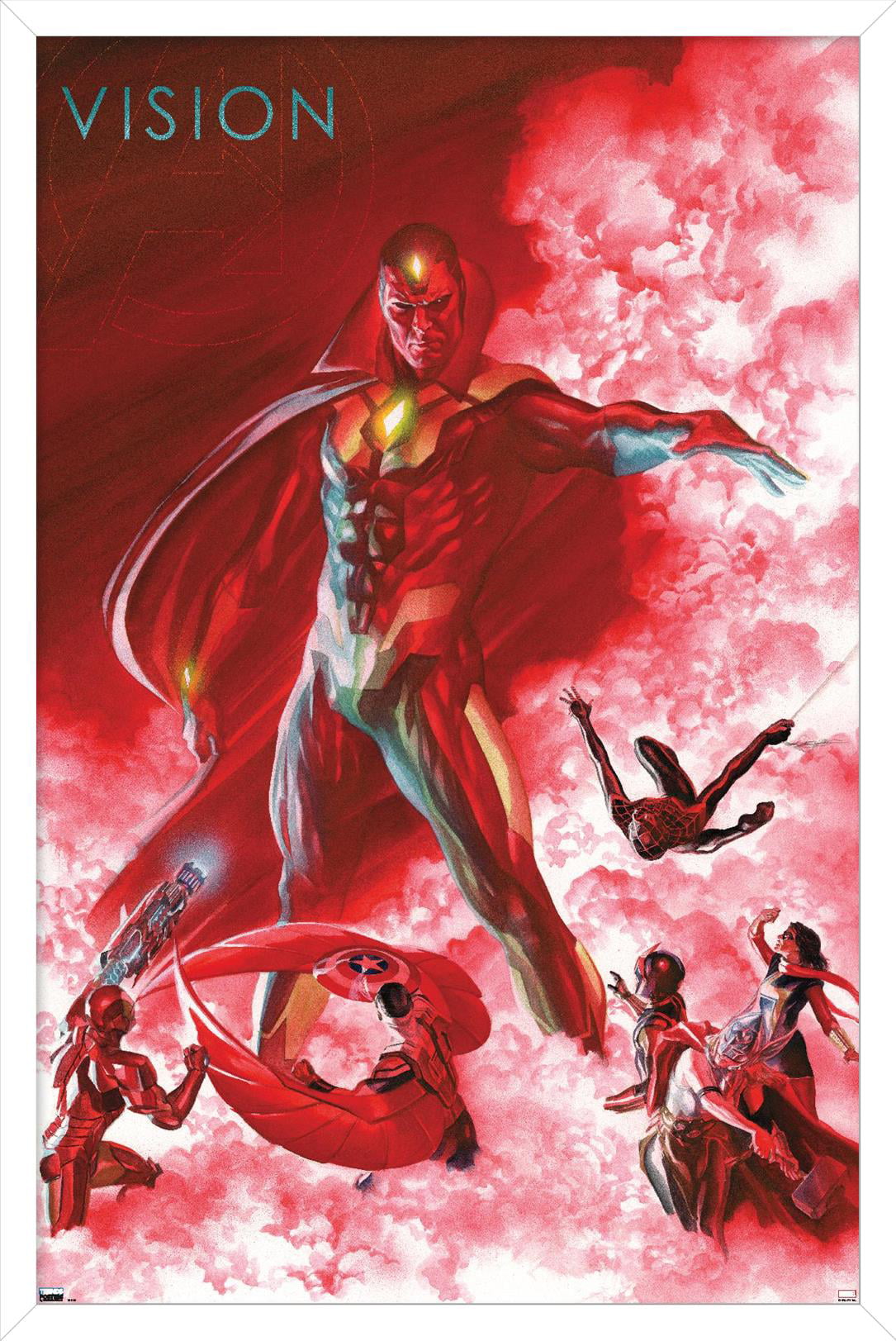 Super Hero Avengers Magic Window Wall Art Adhesive Sticker poster multi size v4*