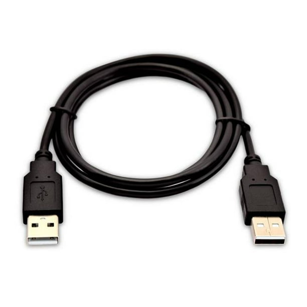 V7 V7USB2AA-02M-1N 2 M USB 2.0 Type un Câble Mâle à Mâle&44; Noir