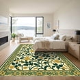 thumbnail image 3 of ODIKA 6'x9' Machine Washable Non-Slip Area Rug, Oriental Cream High Traffic Rug, Beige, 1061825, 3 of 7