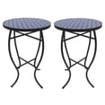 thumbnail image 1 of W Unlimited SW2129E-SET2 Mosaic Art Collection Table d'Appoint Alpine (Ensemble de 2), 1 of 2