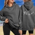 thumbnail image 2 of XIAONU Women's Sea Life Graphic Hoodies Oversized Fit Turtle Printed Hooded Sweatshirt Soft Casual Everyday Pullovers, 2 of 4