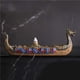 thumbnail image 3 of Quemador De Incienso De Reflujo De Resina, Soporte De Incienso Con Forma De Barco Dragón, Soporte De Cono De Incienso Creativo Para Sala De Estar, Estudio, Oficina, Sala De Yoga Serendint HA019540-00, 3 of 7