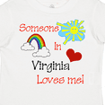 thumbnail image 4 of Inktastic Someone in Virginia Loves Me Boys or Girls Toddler T-Shirt, 4 of 5