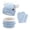 Blue, variant on FZ FANTASTIC ZONE Toddler Infants Kids Winter Hats Gloves Scarfs Set Pompom Beanie Caps Mittens Neck Warmer with Fleece for 0 6 12 18 Months 1 2 3 4 Years Old Baby Girls Boys Gifts, Beige