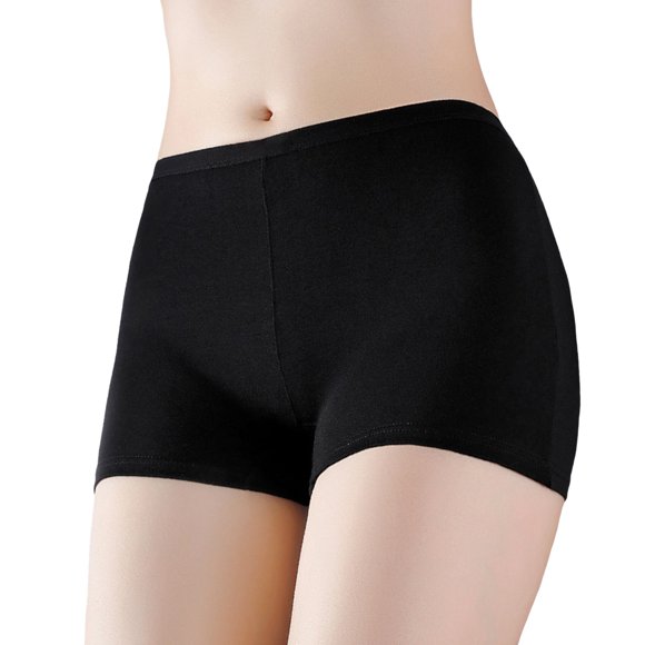 HUITKMM Cotton Seamless Underwear Women Women Solid Pure Exposure Mid Waist Bottoming Pants Briefs