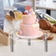 thumbnail image 3 of Estantería de plástico transparente, rack para pasteles, metal, diseño de mesa, estante de metal, pastel de metal, exhibidor de pasteles, pastel de plástico, pastel de fiesta, pastel de, 3 of 8