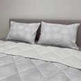 thumbnail image 2 of Abstract Comforter & Sham Bedding Set, Simplistic Pattern of Hand Drawn Thin Line Whirlpool Circles in Neutral Tone, 3 pcs Duvet Set Microfiber Filling Quilt, 5 Sizes, Pale Taupe White, by Ambesonne, 2 of 4
