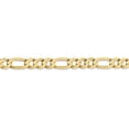 thumbnail image 5 of 14K Yellow Gold 6.75mm Concave Open Figaro Chain, 5 of 6