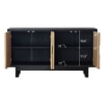thumbnail image 6 of Geometric Textured Wood - Four - Door Cabinet Storage - Hallway and Living Room / Adds Character and Storage to Home, 6 of 7