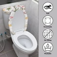 thumbnail image 3 of KUIFORTI Starfish Seashell Toilet Lid Cover and Toilet Tank Cover Wood Print Toilet Seat Cover Toilet Cover Set for Bathroom Fits Most Toilet Tanks & Lids, 3 of 6