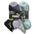 thumbnail image 2 of PUMA SOCKS WOMEN'S - QUARTER 243 - BLISS AQUA PURPLE- SHOE SZ 5-9.5 PACK 6, 2 of 2