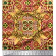 thumbnail image 1 of Soimoi Cotton Duck Fabric Paisley & Mandala Decorative Printed Craft Fabric by The Yard 56 Inch Wide, 1 of 2