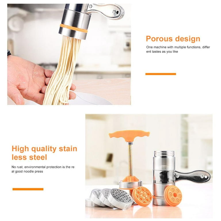 Pasta Maker Manual Noodle Press Machine Stainless Steel Noodle